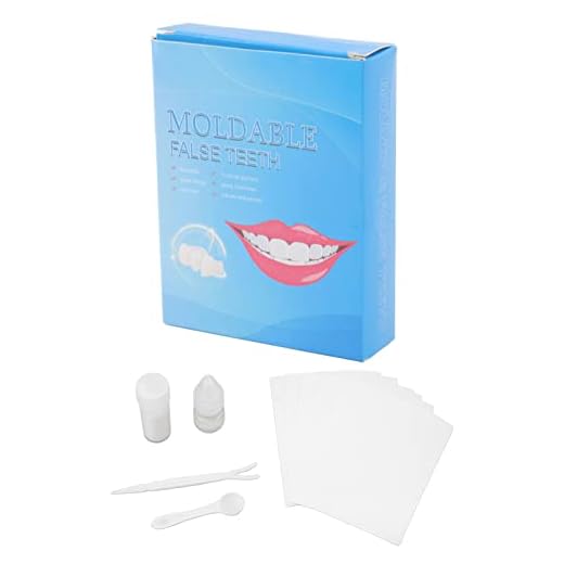 Kit de Reparación de Dientes, Kit de Reemplazo Temporal de Dientes que Incluye Papel Engomado + Cuchara Cuantitativa + Barra de Agitación + Polvo de Pegamento Dental + Solución de Pegamento Dental (se