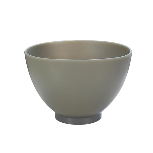 APPEARUS Large Silicone Mixing Bowl – 18.6 oz (550ml) – Flexible, Food-Grade, Heat-Resistant Bowl for Skincare, Facial Masks, and Spa Use (1 Pc) (Large, Dark Gray)