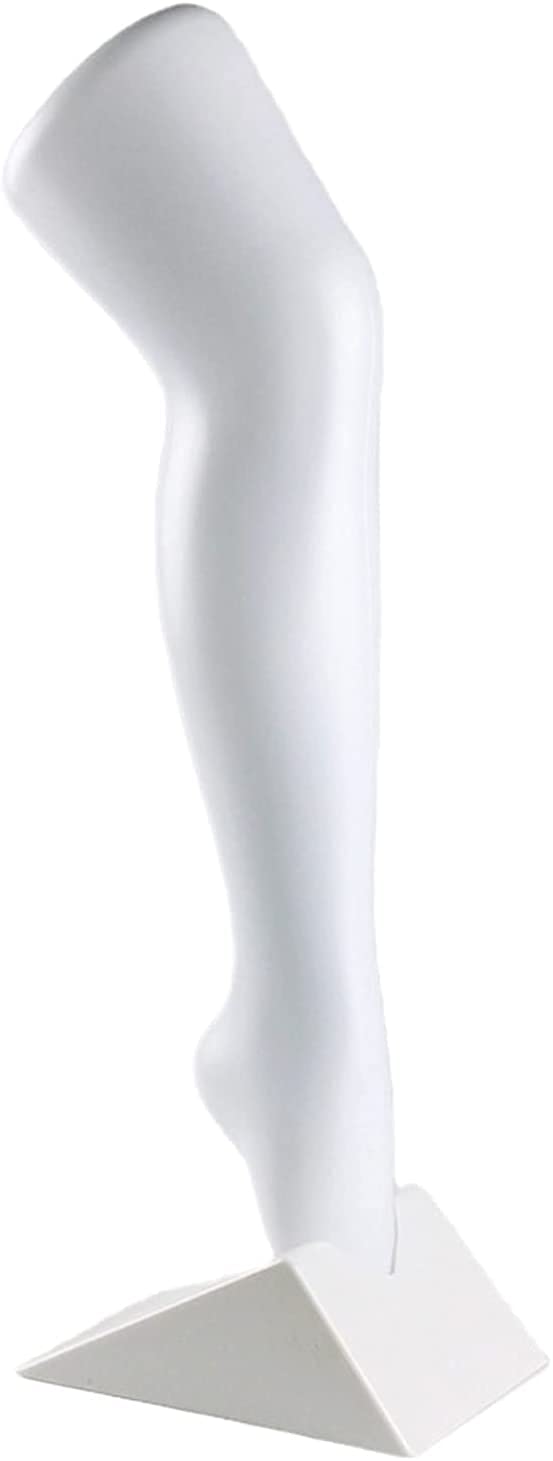 U/D Plastic Children Mannequin Long Leg for Hosiery Sock Display (White)