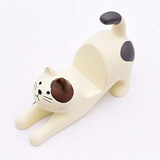 kangOnline Cute Animal Cat Desk Cell Phone Stand Holder Cartoon Smartphone Holder Bracket Ornament for Table Home Office Works Portable