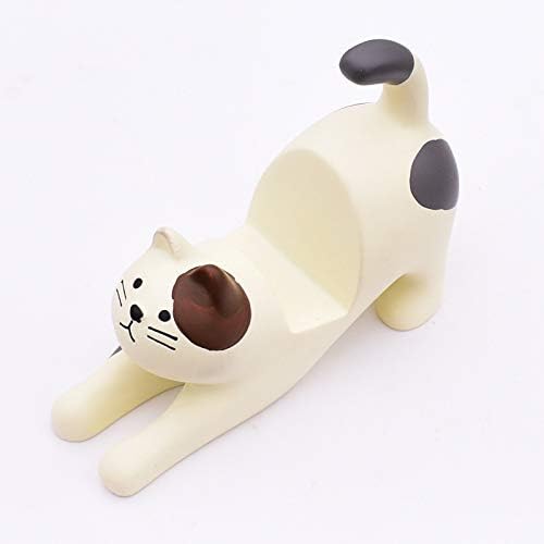 kangOnline Cute Animal Cat Desk Cell Phone Stand Holder Cartoon Smartphone Holder Bracket Ornament for Table Home Office Works Portable