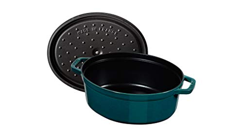 STAUB Gusseisen Bräter/Cocotte, Oval 33 cm, 6,7 L, La Mer
