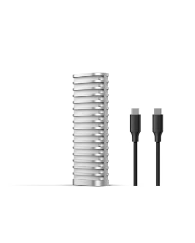 Image of TERRAMASTER D1 SSD M.2 NVMe SSD Enclosure - 1.2-Ton Crush-Proof /IP67 Waterproof /Dustproof, All-Aluminum Housing, Carrying Case Included, USB 3.2 10Gbps Type-C, Mobile Backup App Provided (Diskless)