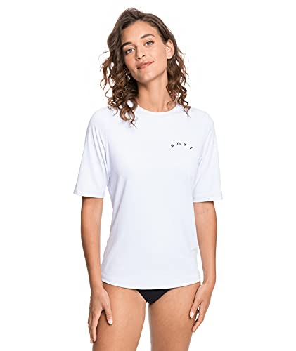 Roxy - Camiseta de Surf de Manga Corta con protección Solar UPF 50 para Mujer