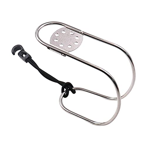 CeFoney Life Buoys Ring,Stainless Steel Horseshoe Life Buoys Swimming Ring Holder Ship Buoy Bracket Lifebuoy Yacht Boat Accessories - Image 4