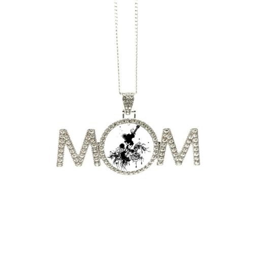 Collier guitare en argent pour maman et passionnés de musique taille M