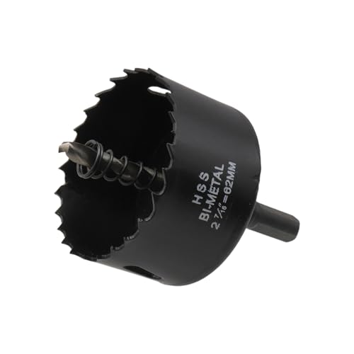 Image of 2-7 /16 inch /62mm Dia Hole Saw Bi-Metal Hole Drilling Cutter | For Wood Boards, Plastic, Thin Metal