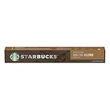 STARBUCKS - Espresso House Blend Lungo - Kaffeekapsel - Nespresso kompatibel - Geschmacksintensität 8 - 10 Kapseln