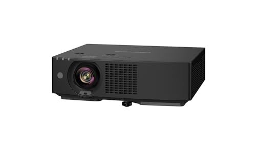 Panasonic PT-VMZ62BEJ Beamer mit 6200 Lumen, gestochen scharfer WUXGA-Auflösung für Seminarräume in schwarz