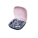 Albedel Contenitore per pillole a forma di pane per pillole Organizer per pillole Dispenser per pillole 4 scomparti piccolo portatile anti-polvere per pillole borsa vitamina olio di pesce rosa