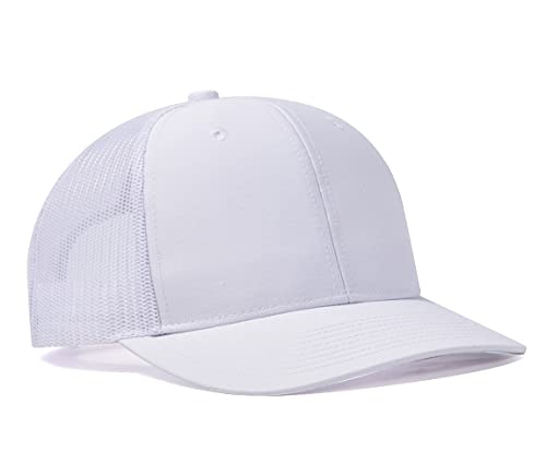Image of Quanhaigou Trucker Hat - Mesh Snap Back - Unisex Adjustable Baseball Cap - Outdoor Hats for Men Women