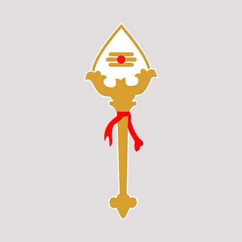 Image of God Murugan Sticker for Car & Bike, Reflective and Waterproof Sticker, Symbolic Vinyl Sticker /Sign (17.5cmX6cm)