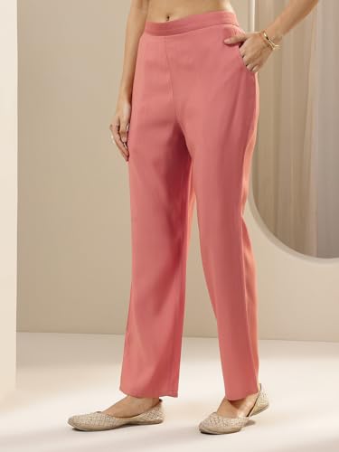 Image of Yoke Design Silk Blend Straight Kurta With Trouser and Dupatta