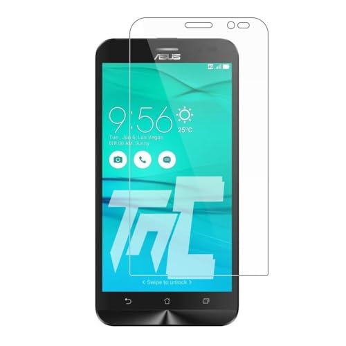 TM-Concept® Verre trempé pour Asus Zenfone Go (ZB552KL) - Transparent - Vitre de protection 0,26mm radian 2.5D Résistance chocs et rayures 9H - Matériaux...