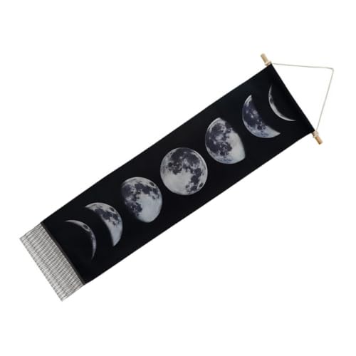 Tapiz de pared decorativo de fases lunares CIMAXIC para salón, dormitorio y estancias modernas