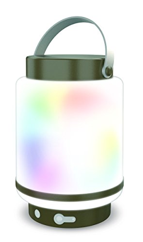 Preisvergleich Produktbild iDual-LED-Außenleuchte Doji; Terrassenleuchten; grau; Warmweiß bis Kaltweiß; Dimmfunktionen; Multicolor-Umgebungs- und Stimmungslicht. - Inkl. Fernbedienung