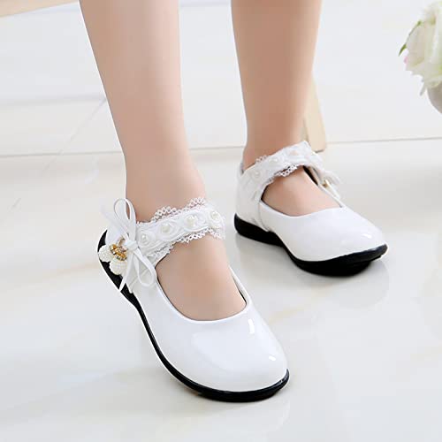 Girls Mary Jane Shoes School Kids Uniform Flat Ballet Strap Dress Formal Slip-On Shoes Performance Shoes Youth2