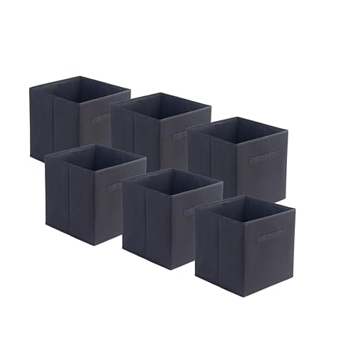 [EziStor]x[VbN [{bNX ܂肽ݎ 6_Zbg t Ꮼ{IiqI[P[X O[ zCg ubN 28×28×28cm 31×31×31cm (ubN, 28×28×28cm)