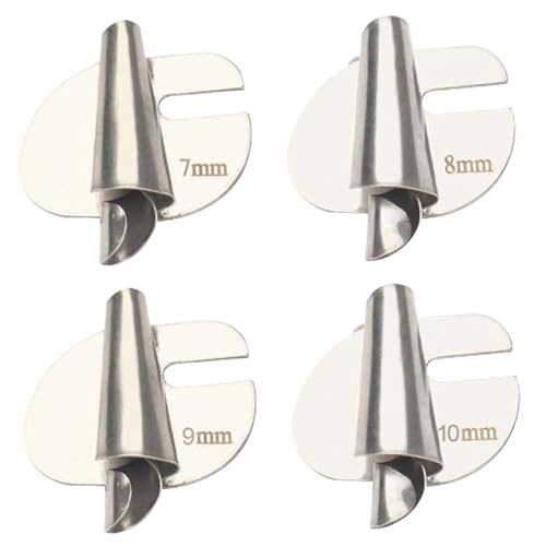 Juego 4 Pies Prensatelas Dobladillo Enrollable Acero miniatura 1