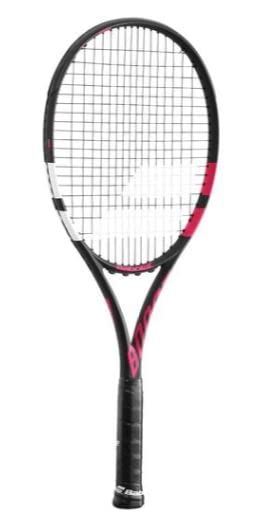 BABOLAT Boost A W Strung Schläger, Erwachsene Unisex, Noir Rose Blanc (Weiß), 4