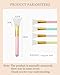4pcs Silicone Face Mask Applicators Kit, Soft Flexible Hairless Brushes Set for Mud Clay,Charcoal Mixed Mask or Moisturizers,Facial Body Beauty Tool