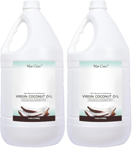 Image of Maxcare Virgin Coconut Oil (Cold Pressed) 5L Can (Pack of 2)