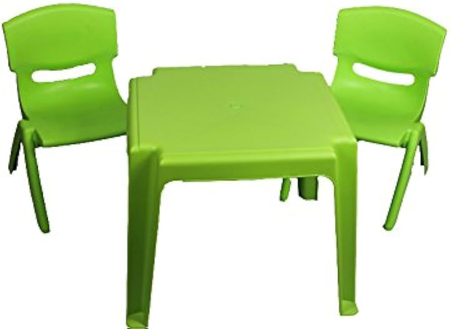 childrens plastic garden table and chairs
