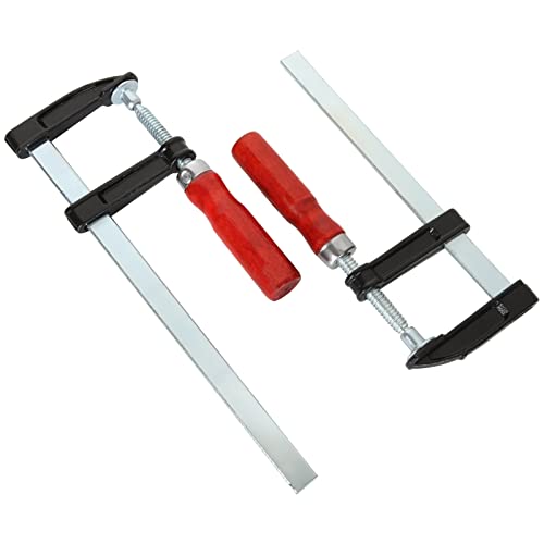 Ziqi 12 Pack Sliding Arm Bar Clamp Set, 6, 8, 12Inch F Clamps(3 Size) & 9Inch Spring Clamps, Steel Bar Clamps Set And Metal Super Heavy Duty Spring Clamps For Woodworking, Photography, Craft Diy #TOP3