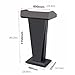 TUPAFJU Podium Stand, Portable Presentation Podium, Standing Floor Standing Podium,Reception Desk,Small Reception Desk,Front Desk Reception Counter,Reception Table Small,Standing Reception Desk(D)