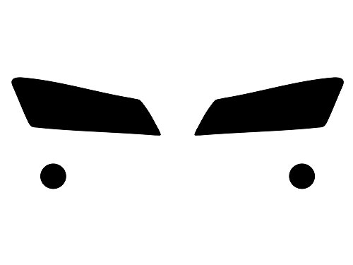 Rvinyl Headlight Tint Covers Compatible with BMW X3 2011-2014 - Matte Smoke