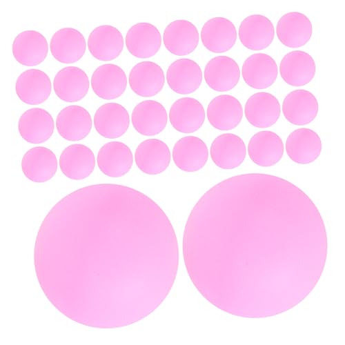 NOLITOY 150個入りピンク無縫製卓球ボール スポーツ競技用練習球 パーティー 抽選会用ゲームボール 卓球サーブマシン対応