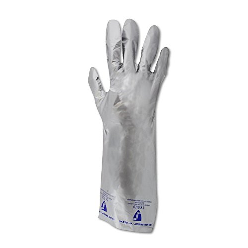 North by Honeywell SSG/10 North Silver Shield SSG Smooth Finish PE and EVOH Blend Gloves, 9, Green, 10 (Pack of 10)