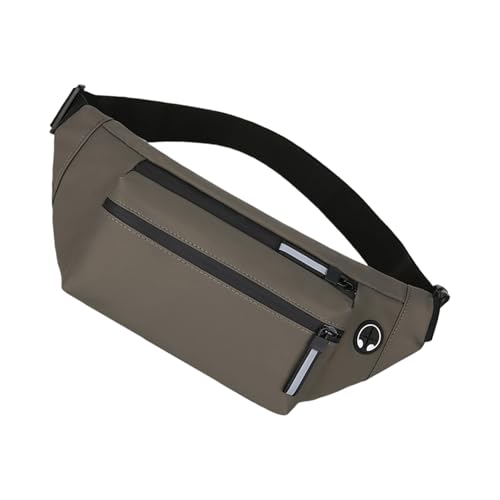 Riñonera elástica transpirable para correr para hombres y mujeres, soporte para teléfono durante entrenamientos y actividades al aire libre, Khaki, Mass Beauty