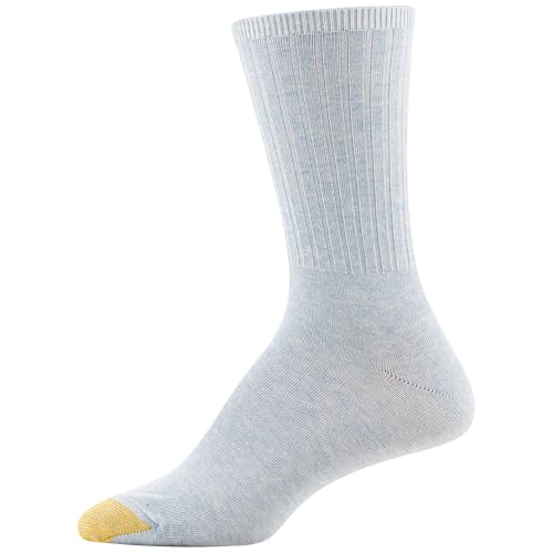 Image of GOLDTOE Womens Casual Texture Crew Socks, Multipairs