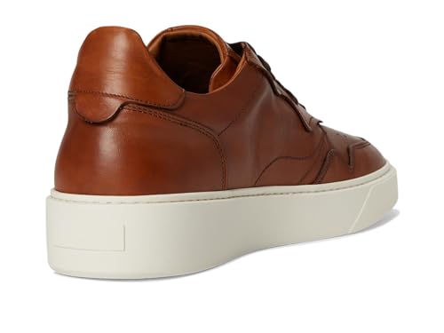 Image of Bruno Magli Men's Dezi Sneakers, Leather Shoes, Lace-Up Casual Shoes