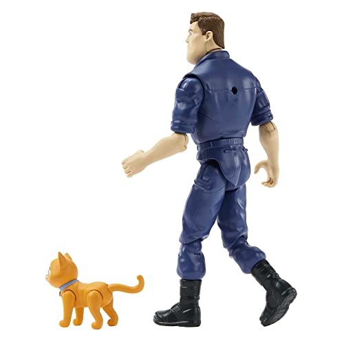 Image of Buzz Lightyear - The Real Story of Buzz Lightyear and Authentic Sox Action Figure, 12 Moving Joints and Sox Robot Cat, Movie Inspired Toy for Kids 4+ Years Old, HHJ80