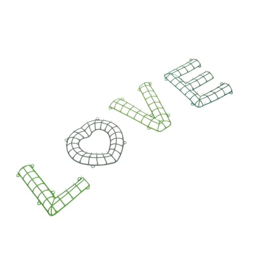 VINTORKY Heart Wreath Stand 1 Set Wreath Making Frame Pp Material Versatile for DIY Decor Events