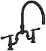 Kitchen Bridge Faucet - 9463 - GLOSS BLACK - Chesterfield