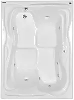 Banheira Hidromassagem Astra Nobile Maggiore Luxo 180cmx130cmx53cm - 04 Jatos Gel Coat P1 Sem Aquecedor 220v