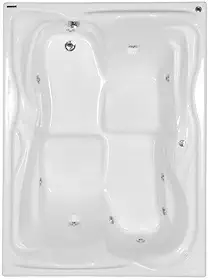 Banheira Hidromassagem Astra Nobile Maggiore Luxo 180cmx130cmx53cm - 04 Jatos Gel Coat P1 Sem Aquecedor 220v