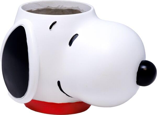 Amazon.com: Spoontiques Snoopy Flower Pot, Indoor Table Decoration