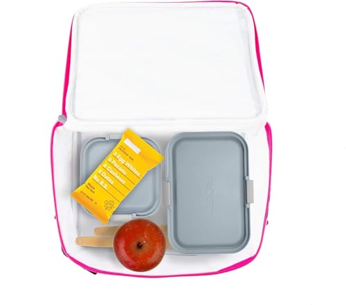 PackIt Freezable Classic Lunch Box, Rainbow Sky, Built with EcoFreeze Technology, Collapsible, Reusable, Zip Closure With Zip Front Pocket and Buckle Handle, Perfect for School Lunches