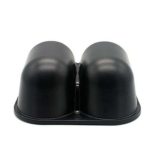 ANCLLO Universelles Armaturenbrett-Pod für Zusatzinstrumente mit zwei Stärken 52 mm – passend für jede Marke / Modell – ABS-Kunststoff – Befestigung am Fahrzeug-Armaturenbrett