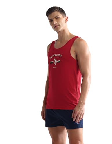 Image of U.S. Polo ASSN. Mens OEV02 Brand Print Comfort Fit Vest - Pack of 1
