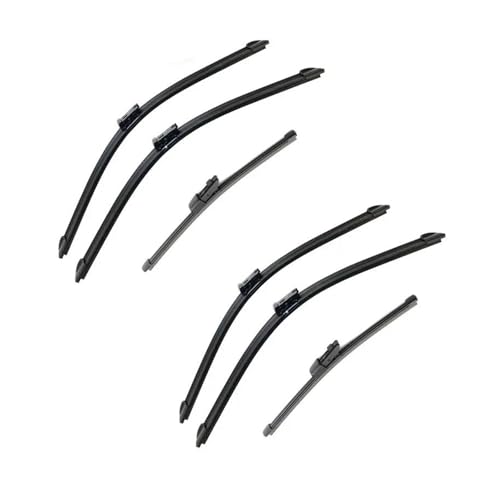 Limpiaparabrisas Limpiaparabrisas Trasero Delantero Para Asiento Para Ateca Para KH7 2016-2020 26 '18' 11 'limpiaparabrisas Delantero Y Trasero Coche Escobilla Delanteros Cepillos(6 PCS)