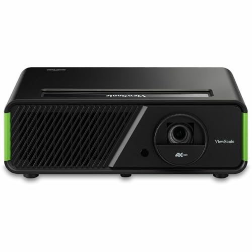 Xbox-Compatible ViewSonic 4K UHD LED Projector with Google TV and Netflix for Smart Home Theater