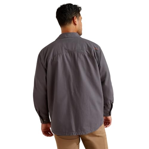 Image of ARIAT mens Rebar Classic Canvas Shirt Jacket