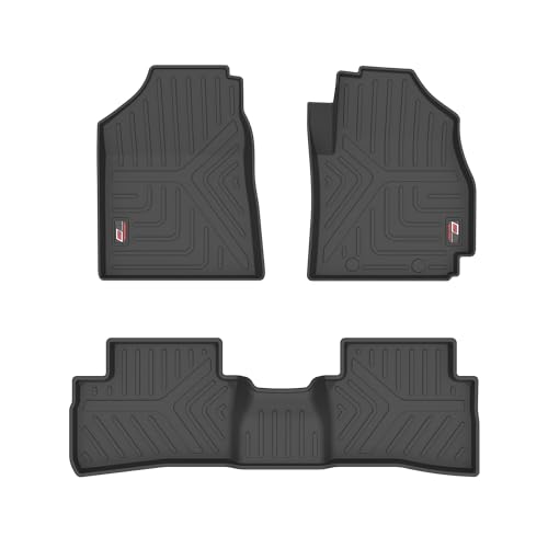 Image of GFX TPV Premium 3D Life Long Car Floor Mats Compatible with Seltos (2023) Onwards, Black