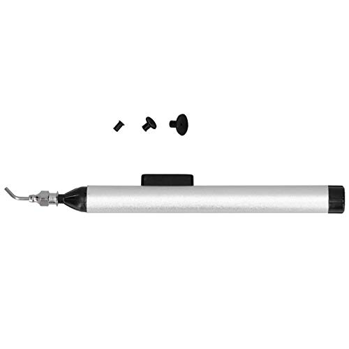 Image of Vacuum Sucking Pen,Vacuum Sucking Pen,Vacuum Suction Pen Aluminum Sliver Anti Static Hand Remover Tool with 3Pcs Sucker TU-939