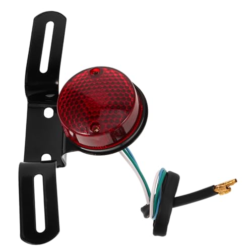 Ciieeo Luz Trasera De La Motocicleta Luz De Freno Trasera De Moto Partes De Motocicleta Luces De Freno De Remolque Vehículo Eléctrico Retro Vintage Luces De Calavera Para Moto El Plastico